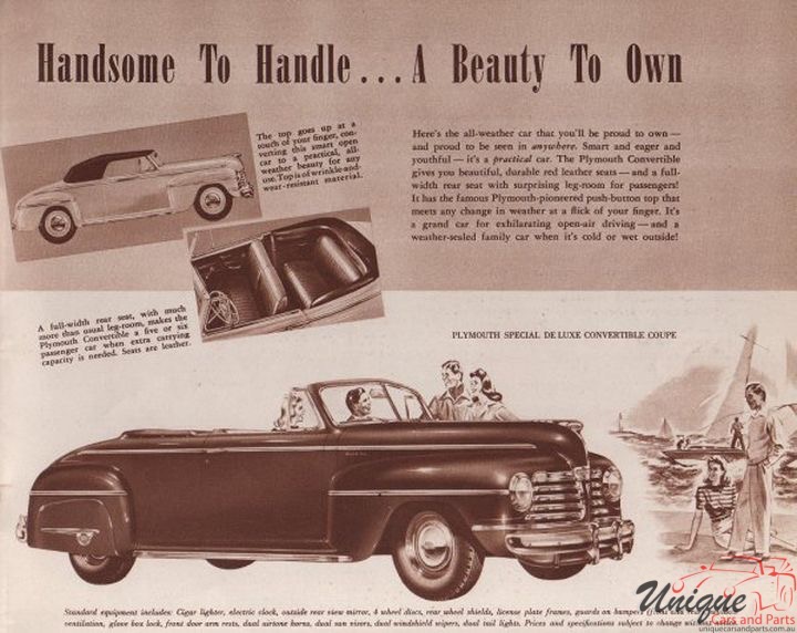 1942 Plymouth Brochure Page 11